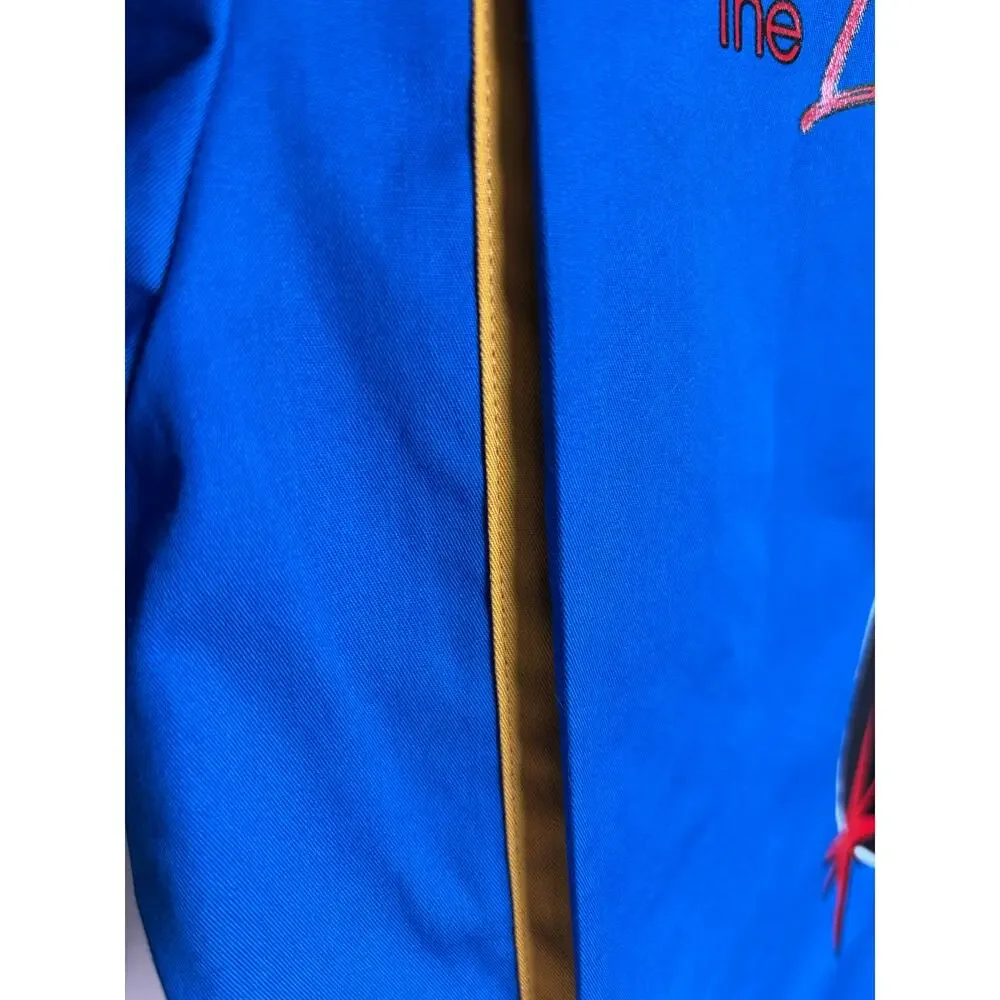 Hilton Bowling Retro Shirt Blue Gold "Brenda" Lung Restless Team S NWOT - Picture 6 of 8